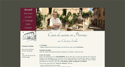 Desktop Screenshot of coursdecuisine-provence.com