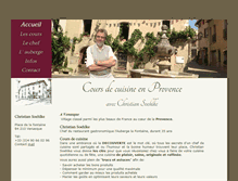 Tablet Screenshot of coursdecuisine-provence.com